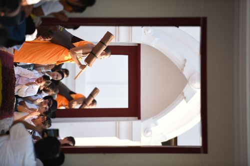 ภาพ No.33815:โครงการธรรมยาตรา เส้นทางพระผู้ปราบมาร ปีที่ 7 ณ วัดโบสถ์บน