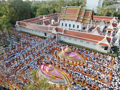 ภาพ No.33936:โครงการธรรมยาตรา เส้นทางพระผู้ปราบมาร ปีที่ 7 ณ วัดโบสถ์บน