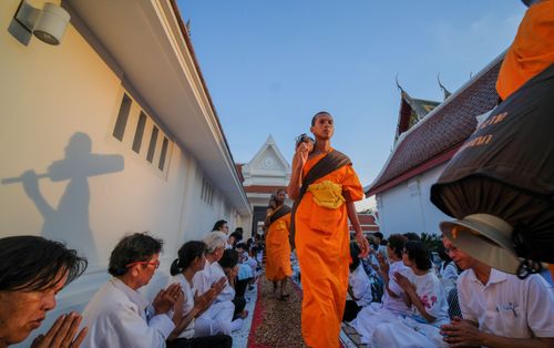 ภาพ No.34085:โครงการธรรมยาตรา เส้นทางพระผู้ปราบมาร ปีที่ 7 ณ วัดโบสถ์บน