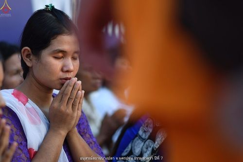 โครงการธรรมยาตรา เส้นทางพระผู้ปราบมาร ปีที่ 7 ณ อนุสรณ์สถานบางปลา