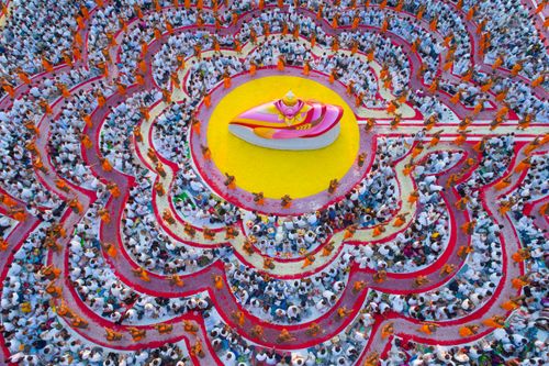 ภาพ No.34150:โครงการธรรมยาตรา เส้นทางพระผู้ปราบมาร ปีที่ 7 ณ อนุสรณ์สถานบางปลา