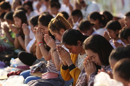 ภาพ No.34168:โครงการธรรมยาตรา เส้นทางพระผู้ปราบมาร ปีที่ 7 ณ อนุสรณ์สถานบางปลา