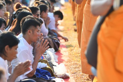 ภาพ No.34176:โครงการธรรมยาตรา เส้นทางพระผู้ปราบมาร ปีที่ 7 ณ อนุสรณ์สถานบางปลา