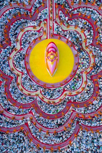 ภาพ No.34153:โครงการธรรมยาตรา เส้นทางพระผู้ปราบมาร ปีที่ 7 ณ อนุสรณ์สถานบางปลา