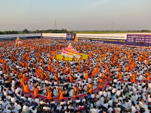 ภาพ No.34228:โครงการธรรมยาตรา เส้นทางพระผู้ปราบมาร ปีที่ 7 ณ อนุสรณ์สถานบางปลา