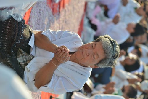 ภาพ No.34299:โครงการธรรมยาตรา เส้นทางพระผู้ปราบมาร ปีที่ 7 ณ อนุสรณ์สถานบางปลา