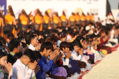 ภาพ No.34163:โครงการธรรมยาตรา เส้นทางพระผู้ปราบมาร ปีที่ 7 ณ อนุสรณ์สถานบางปลา