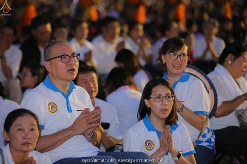 ภาพ No.34273:โครงการธรรมยาตรา เส้นทางพระผู้ปราบมาร ปีที่ 7 ณ อนุสรณ์สถานบางปลา