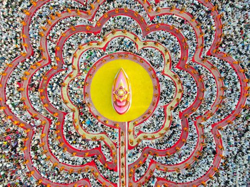 ภาพ No.34232:โครงการธรรมยาตรา เส้นทางพระผู้ปราบมาร ปีที่ 7 ณ อนุสรณ์สถานบางปลา