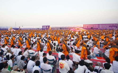 ภาพ No.34351:โครงการธรรมยาตรา เส้นทางพระผู้ปราบมาร ปีที่ 7 ณ อนุสรณ์สถานบางปลา