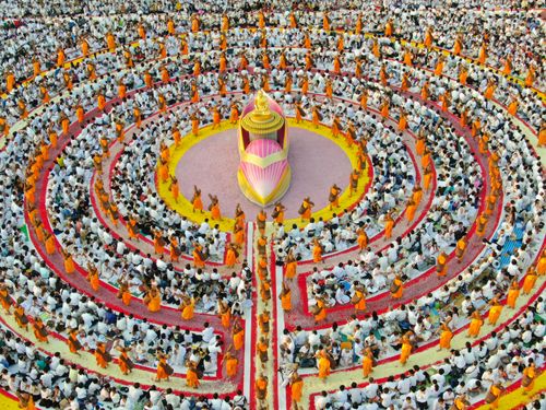 ภาพ No.34230:โครงการธรรมยาตรา เส้นทางพระผู้ปราบมาร ปีที่ 7 ณ อนุสรณ์สถานบางปลา