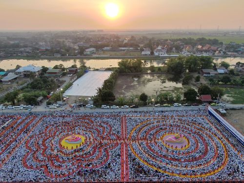 ภาพ No.34233:โครงการธรรมยาตรา เส้นทางพระผู้ปราบมาร ปีที่ 7 ณ อนุสรณ์สถานบางปลา