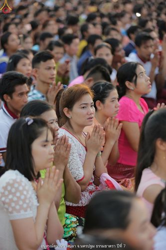 ภาพ No.34274:โครงการธรรมยาตรา เส้นทางพระผู้ปราบมาร ปีที่ 7 ณ อนุสรณ์สถานบางปลา