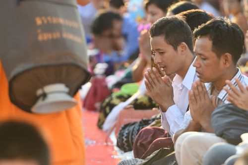 ภาพ No.34175:โครงการธรรมยาตรา เส้นทางพระผู้ปราบมาร ปีที่ 7 ณ อนุสรณ์สถานบางปลา