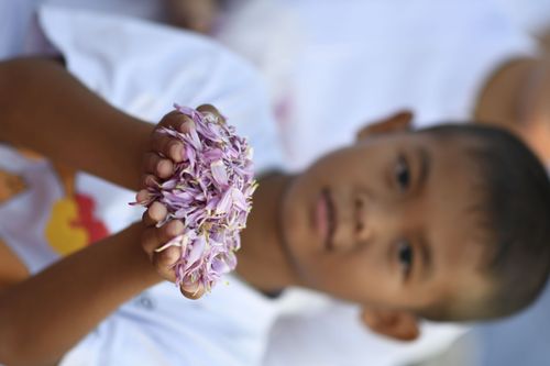 ภาพ No.34325:โครงการธรรมยาตรา เส้นทางพระผู้ปราบมาร ปีที่ 7 ณ อนุสรณ์สถานบางปลา