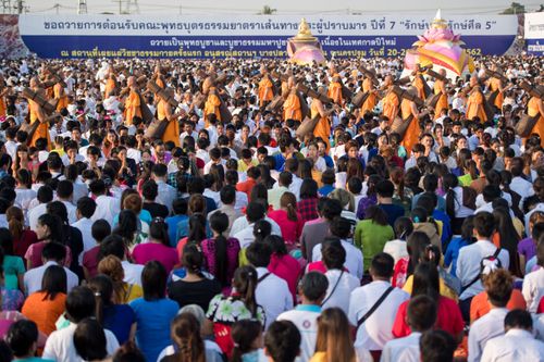 ภาพ No.34242:โครงการธรรมยาตรา เส้นทางพระผู้ปราบมาร ปีที่ 7 ณ อนุสรณ์สถานบางปลา