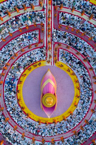 ภาพ No.34166:โครงการธรรมยาตรา เส้นทางพระผู้ปราบมาร ปีที่ 7 ณ อนุสรณ์สถานบางปลา