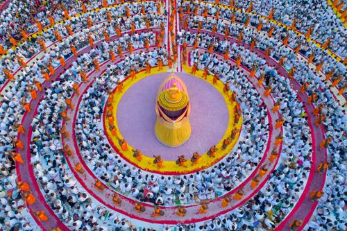 ภาพ No.34159:โครงการธรรมยาตรา เส้นทางพระผู้ปราบมาร ปีที่ 7 ณ อนุสรณ์สถานบางปลา