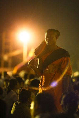 ภาพ No.34172:โครงการธรรมยาตรา เส้นทางพระผู้ปราบมาร ปีที่ 7 ณ อนุสรณ์สถานบางปลา