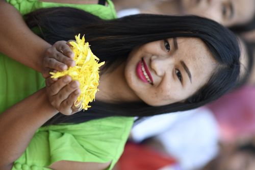 ภาพ No.34324:โครงการธรรมยาตรา เส้นทางพระผู้ปราบมาร ปีที่ 7 ณ อนุสรณ์สถานบางปลา