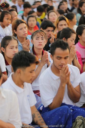 ภาพ No.34277:โครงการธรรมยาตรา เส้นทางพระผู้ปราบมาร ปีที่ 7 ณ อนุสรณ์สถานบางปลา