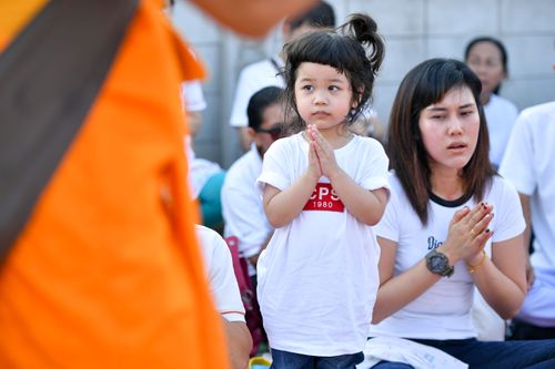 ภาพ No.34246:โครงการธรรมยาตรา เส้นทางพระผู้ปราบมาร ปีที่ 7 ณ อนุสรณ์สถานบางปลา