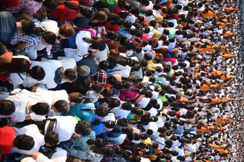 ภาพ No.34144:โครงการธรรมยาตรา เส้นทางพระผู้ปราบมาร ปีที่ 7 ณ อนุสรณ์สถานบางปลา