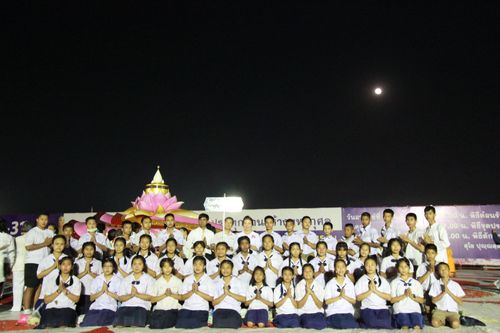 ภาพ No.34229:โครงการธรรมยาตรา เส้นทางพระผู้ปราบมาร ปีที่ 7 ณ อนุสรณ์สถานบางปลา