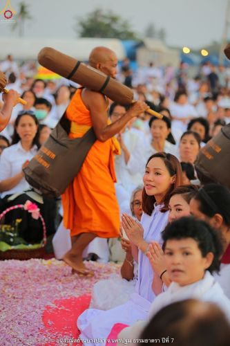 ภาพ No.34278:โครงการธรรมยาตรา เส้นทางพระผู้ปราบมาร ปีที่ 7 ณ อนุสรณ์สถานบางปลา