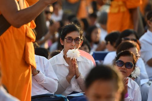 ภาพ No.34183:โครงการธรรมยาตรา เส้นทางพระผู้ปราบมาร ปีที่ 7 ณ อนุสรณ์สถานบางปลา