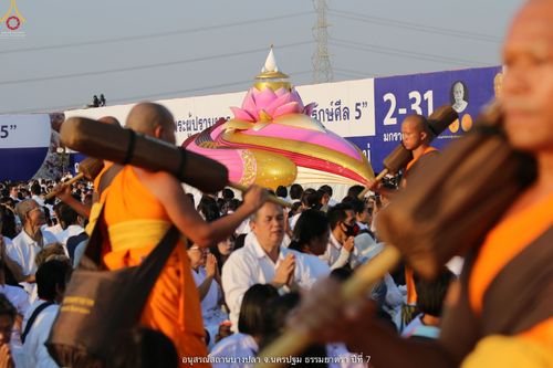 ภาพ No.34143:โครงการธรรมยาตรา เส้นทางพระผู้ปราบมาร ปีที่ 7 ณ อนุสรณ์สถานบางปลา
