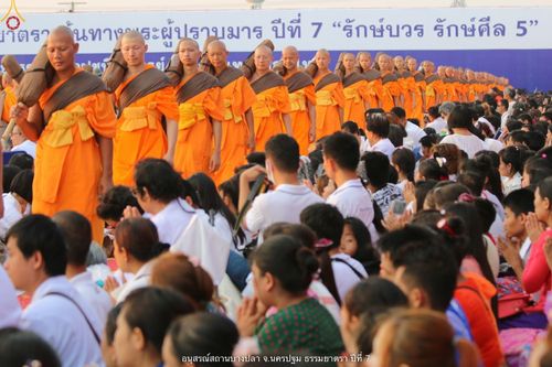 ภาพ No.34138:โครงการธรรมยาตรา เส้นทางพระผู้ปราบมาร ปีที่ 7 ณ อนุสรณ์สถานบางปลา