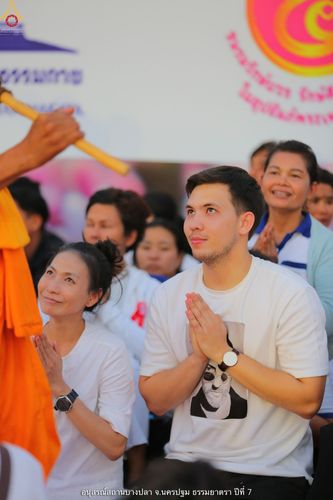 ภาพ No.34281:โครงการธรรมยาตรา เส้นทางพระผู้ปราบมาร ปีที่ 7 ณ อนุสรณ์สถานบางปลา