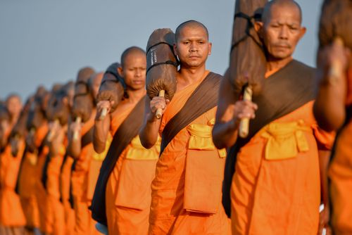 ภาพ No.34251:โครงการธรรมยาตรา เส้นทางพระผู้ปราบมาร ปีที่ 7 ณ อนุสรณ์สถานบางปลา