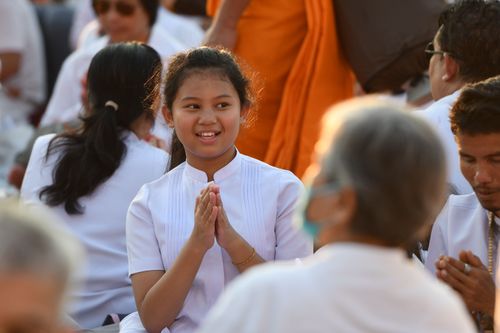 ภาพ No.34186:โครงการธรรมยาตรา เส้นทางพระผู้ปราบมาร ปีที่ 7 ณ อนุสรณ์สถานบางปลา