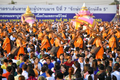 ภาพ No.34250:โครงการธรรมยาตรา เส้นทางพระผู้ปราบมาร ปีที่ 7 ณ อนุสรณ์สถานบางปลา
