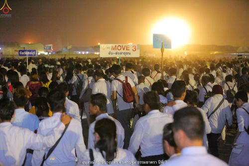 ภาพ No.34288:โครงการธรรมยาตรา เส้นทางพระผู้ปราบมาร ปีที่ 7 ณ อนุสรณ์สถานบางปลา