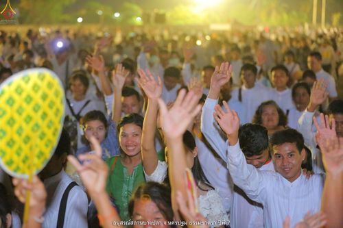 ภาพ No.34289:โครงการธรรมยาตรา เส้นทางพระผู้ปราบมาร ปีที่ 7 ณ อนุสรณ์สถานบางปลา