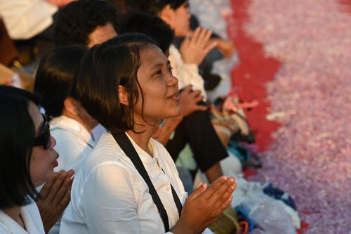 ภาพ No.34338:โครงการธรรมยาตรา เส้นทางพระผู้ปราบมาร ปีที่ 7 ณ อนุสรณ์สถานบางปลา