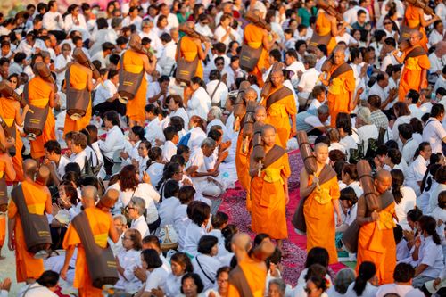 ภาพ No.34195:โครงการธรรมยาตรา เส้นทางพระผู้ปราบมาร ปีที่ 7 ณ อนุสรณ์สถานบางปลา