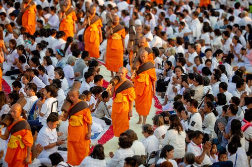 ภาพ No.34197:โครงการธรรมยาตรา เส้นทางพระผู้ปราบมาร ปีที่ 7 ณ อนุสรณ์สถานบางปลา