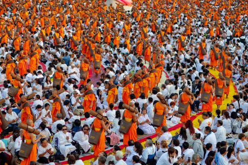 ภาพ No.34204:โครงการธรรมยาตรา เส้นทางพระผู้ปราบมาร ปีที่ 7 ณ อนุสรณ์สถานบางปลา