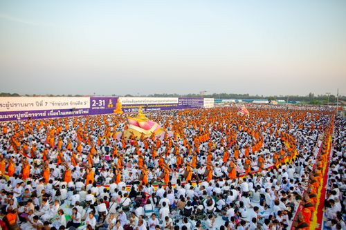 ภาพ No.34202:โครงการธรรมยาตรา เส้นทางพระผู้ปราบมาร ปีที่ 7 ณ อนุสรณ์สถานบางปลา