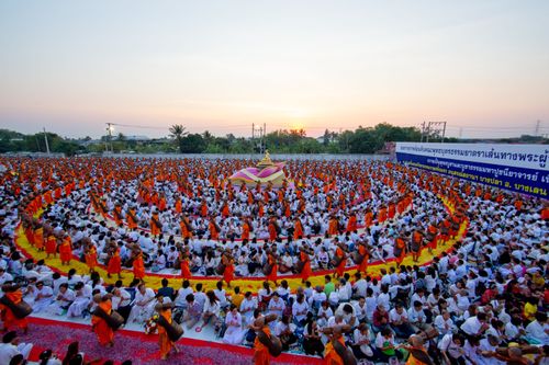ภาพ No.34213:โครงการธรรมยาตรา เส้นทางพระผู้ปราบมาร ปีที่ 7 ณ อนุสรณ์สถานบางปลา