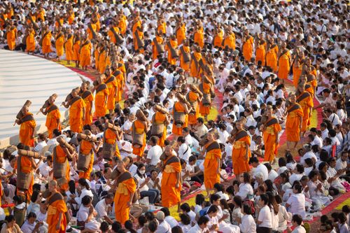 ภาพ No.34384:โครงการธรรมยาตรา เส้นทางพระผู้ปราบมาร ปีที่ 7 ณ อนุสรณ์สถานคลองบางนางแท่น