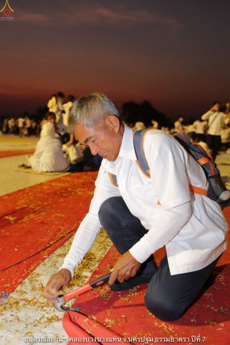 ภาพ No.34490:โครงการธรรมยาตรา เส้นทางพระผู้ปราบมาร ปีที่ 7 ณ อนุสรณ์สถานคลองบางนางแท่น