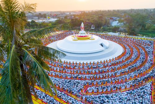ภาพ No.34381:โครงการธรรมยาตรา เส้นทางพระผู้ปราบมาร ปีที่ 7 ณ อนุสรณ์สถานคลองบางนางแท่น