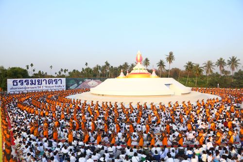 ภาพ No.34603:โครงการธรรมยาตรา เส้นทางพระผู้ปราบมาร ปีที่ 7 ณ อนุสรณ์สถานคลองบางนางแท่น