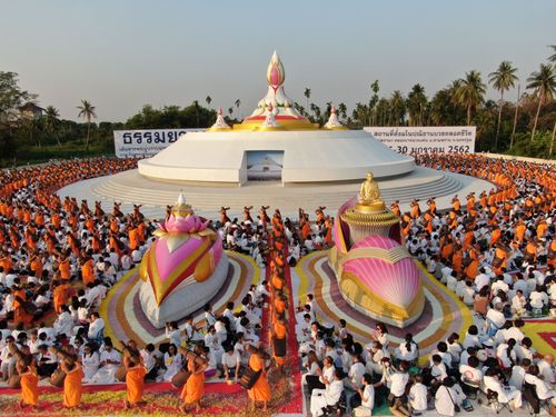 ภาพ No.34426:โครงการธรรมยาตรา เส้นทางพระผู้ปราบมาร ปีที่ 7 ณ อนุสรณ์สถานคลองบางนางแท่น