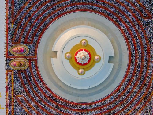 ภาพ No.34431:โครงการธรรมยาตรา เส้นทางพระผู้ปราบมาร ปีที่ 7 ณ อนุสรณ์สถานคลองบางนางแท่น